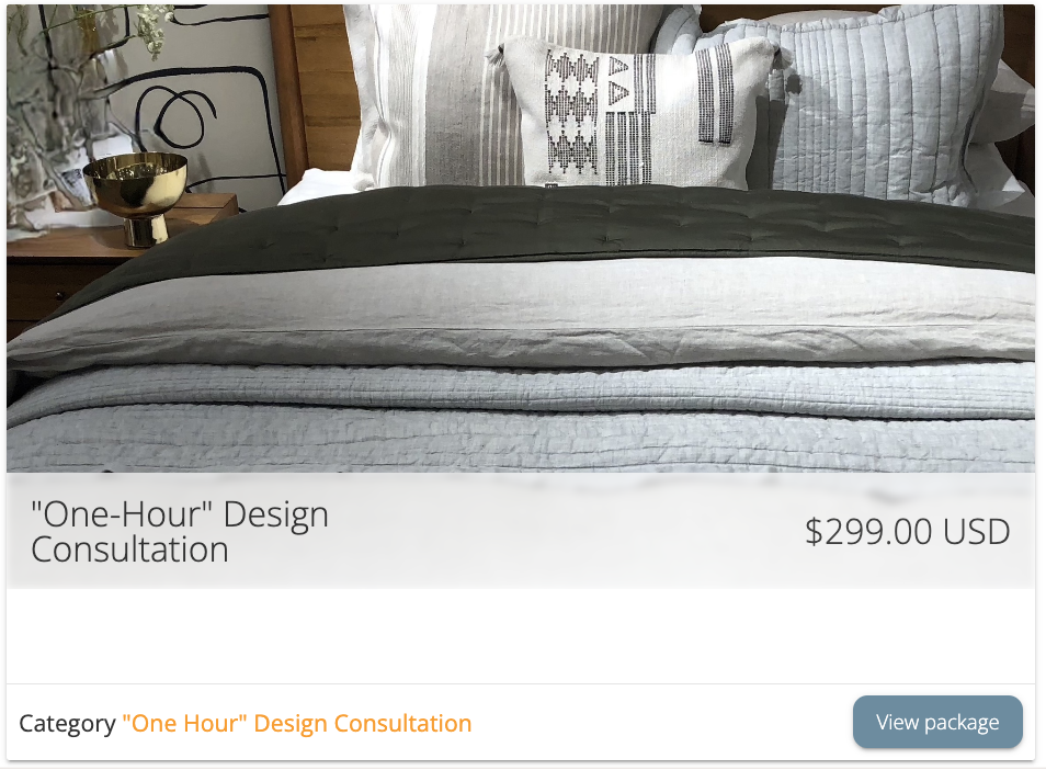 "One-Hour" Design Consultation