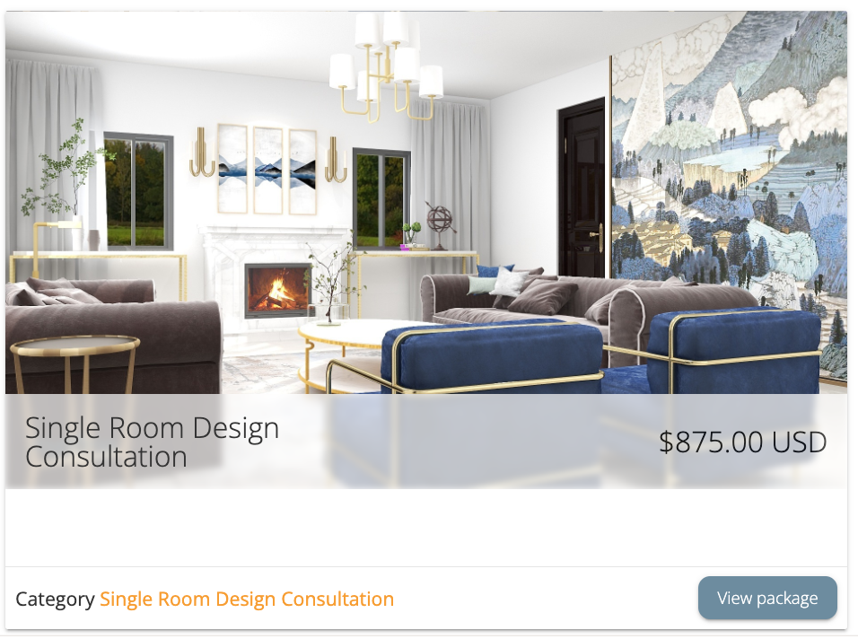 Single-Room Design Consultation
